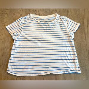 Universal Threads Blue & White Striped Tee Size L